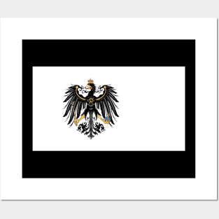 Prussian coat of arms flag Posters and Art